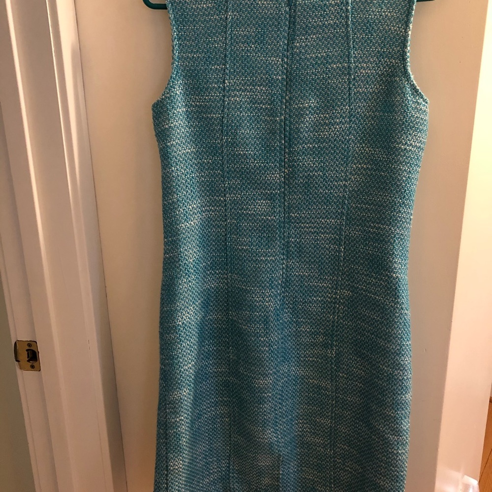Talbots Petite sleeveless  sheath dress lined.